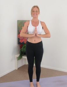 50 Year Old  Blond  Wifey Jenna Covelli Practicing  Naked Yoga