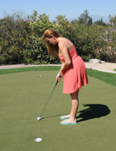 Sexy Elexis Monroe Plays Golf